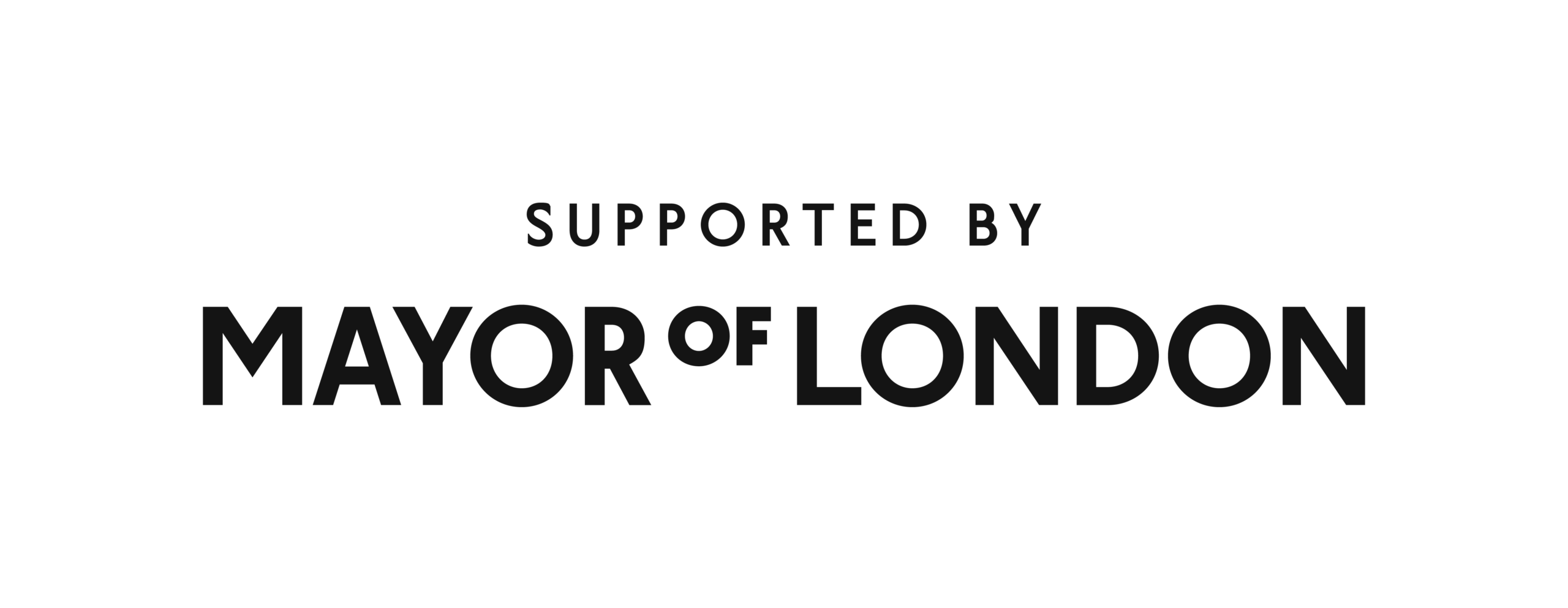 Supported by Mayor of London logo