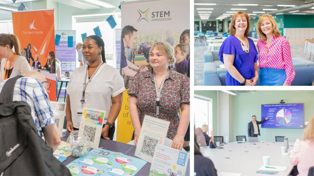 Photos from the event exhibitor stands, workshop and speakers