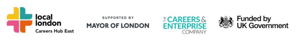 Local London Careers Hub logo and funders logos